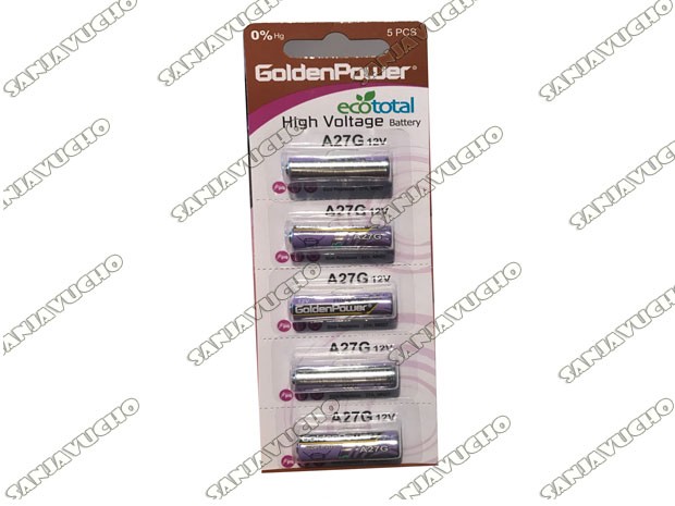 &u+ PILA A27 X 5 UNIDADES